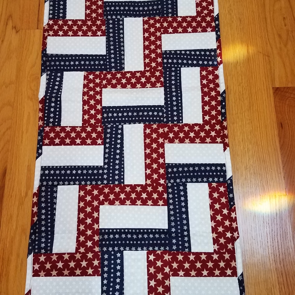 Patriotic table runner